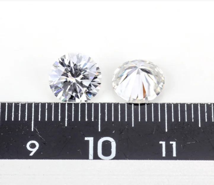 Wholesale Price in Stock 2 Carat GRA Certificate Pure White D VVS Moissanite Stone - Image 6