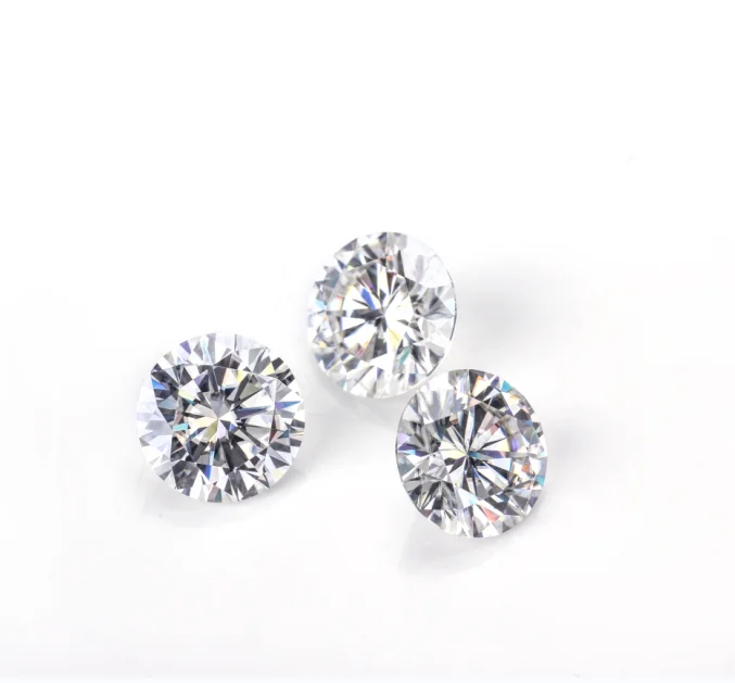 Wholesale Price in Stock 2 Carat GRA Certificate Pure White D VVS Moissanite Stone - Image 5