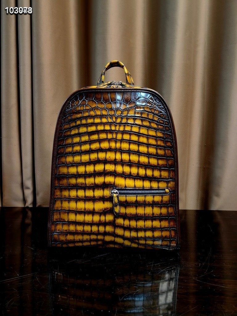 Nile Crocodile Computer Travel Backpack - Image 3