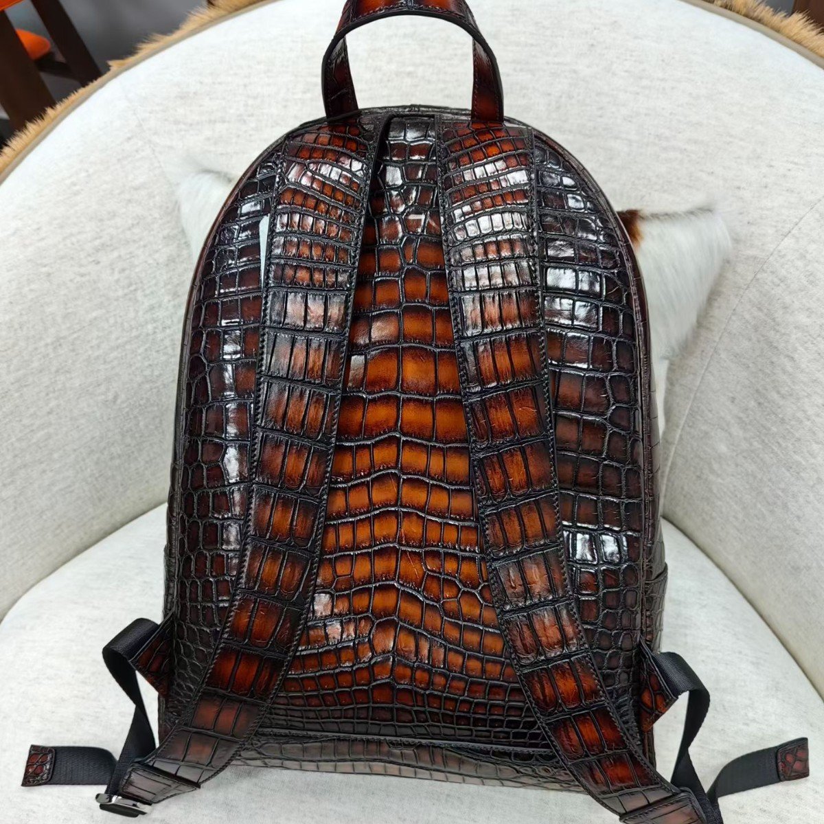 Nile Crocodile Business Travel Backpack - Image 3