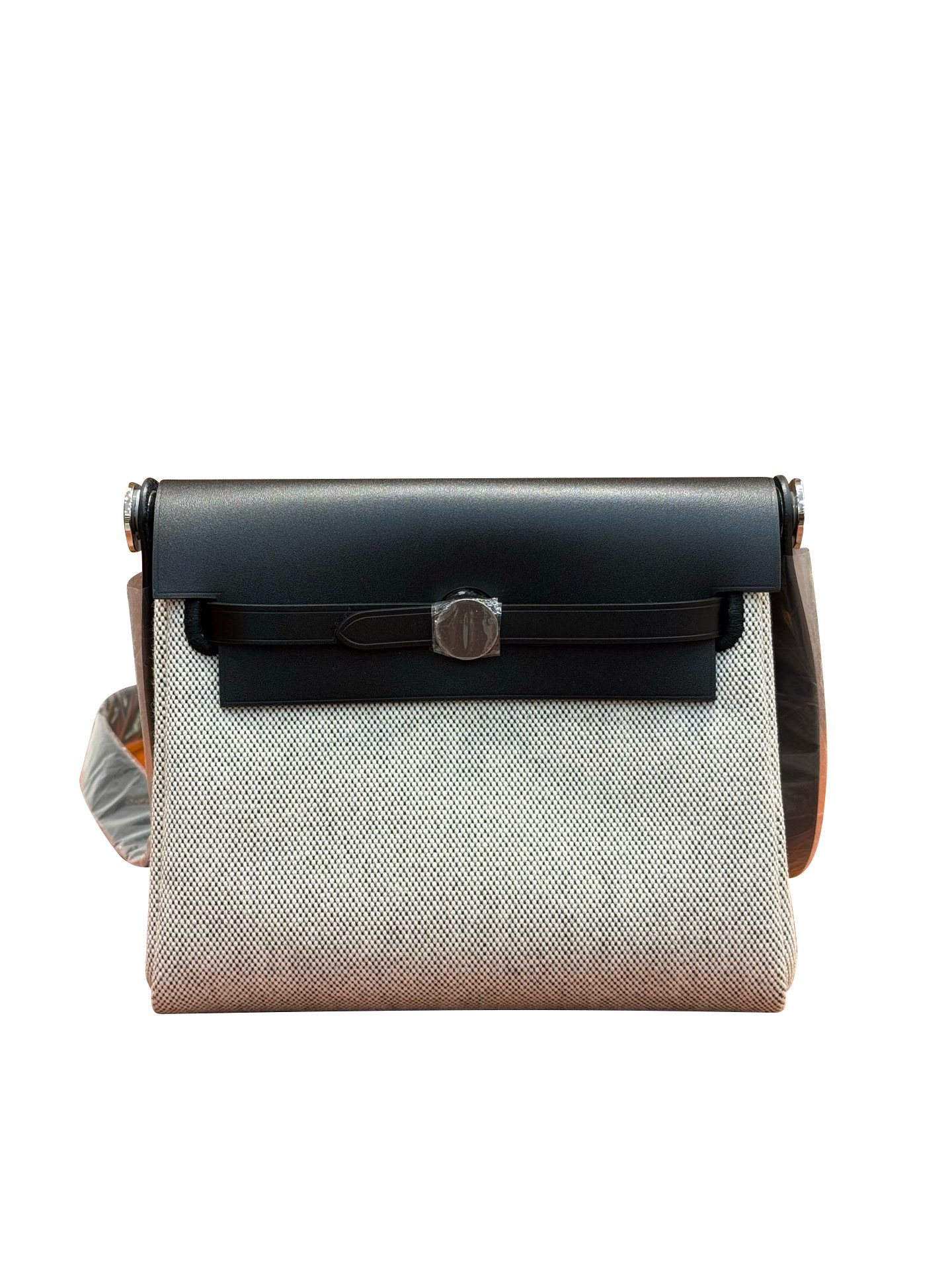 Canvas & Leather 20cm Mini Crossbody Bag - Image 2